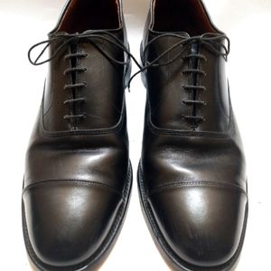 Allan Edmonds Park Avenue Cap-toe Oxford Leather Black size 13D